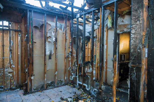Professional Emergency Fire Cleanup technician working in Baileyton, AL